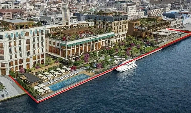 Anayasaya Aykırı Olarak Lüks otel Penisula Karaköy'e set oldu. Serdar Bilgili ve Ferit Şahenk ortak...
