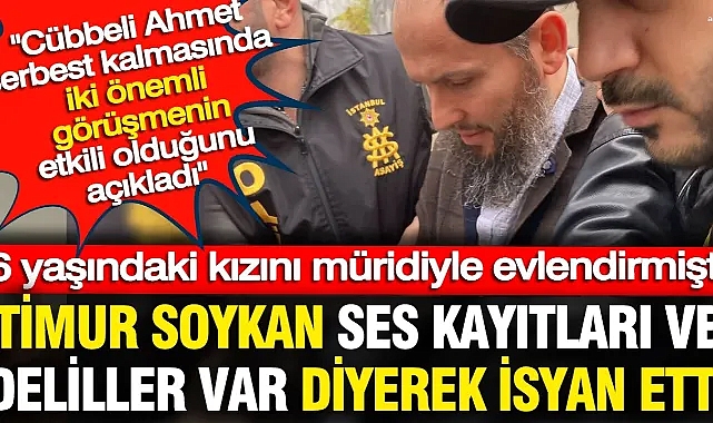 Timur Soykan ses kayıtları var diyerek isyan etti: 6 yaşındaki kızını evlendirip serbest kaldı