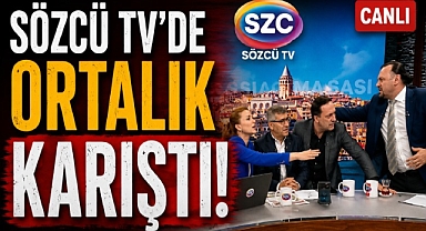 Sözcü TV'de ortalık karıştı! Geri zekalı, aptal...
