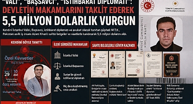 "Vali", "Başsavcı", "İstihbarat Diplomatı": Devletin Makamlarını Taklit Ederek 5,5 Milyon Dolarlık Vurgun