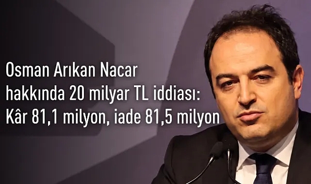 Osman Arıkan Nacar'ın fondaki mesaisi... 21 milyar dediler 81,5 milyon çıktı